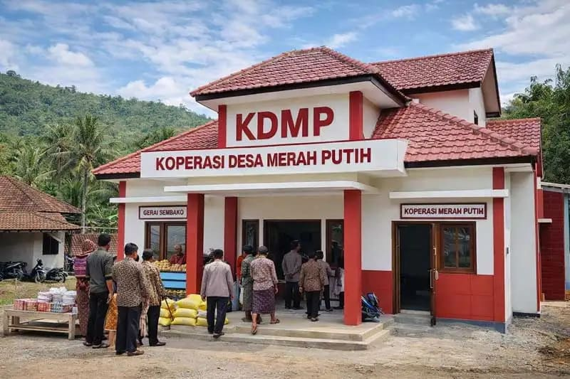 Gedung KDMP Koperasi Desa Merah Putih