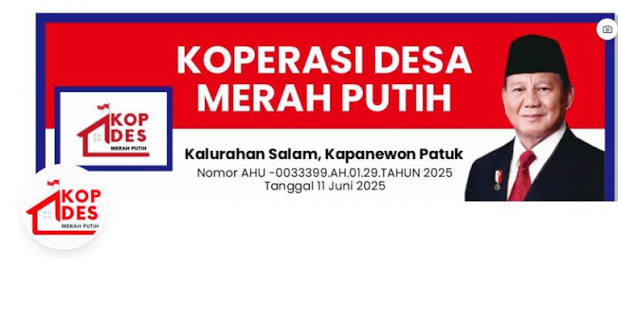 Koperasi Desa Merah Putih Kalurahan Salam Kapanewon Patuk